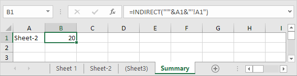 add-single-quotation-marks Convert text string to valid reference in Excel using Indirect function