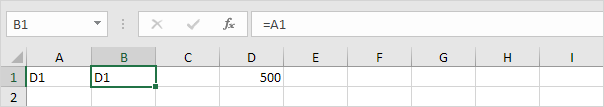 without indirect function Convert text string to valid reference in Excel using Indirect function