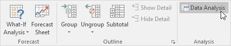 click data analysis How to perform a t-Test in Excel