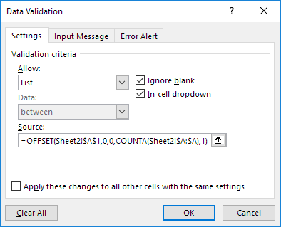 dynamic drop down list in How To Create Drop-down List in Excel