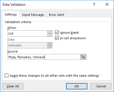 How To Create Drop-down List in Excel type items directly