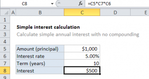 How to calculate simple interest in Excel August 8, 2025 - Excel Office